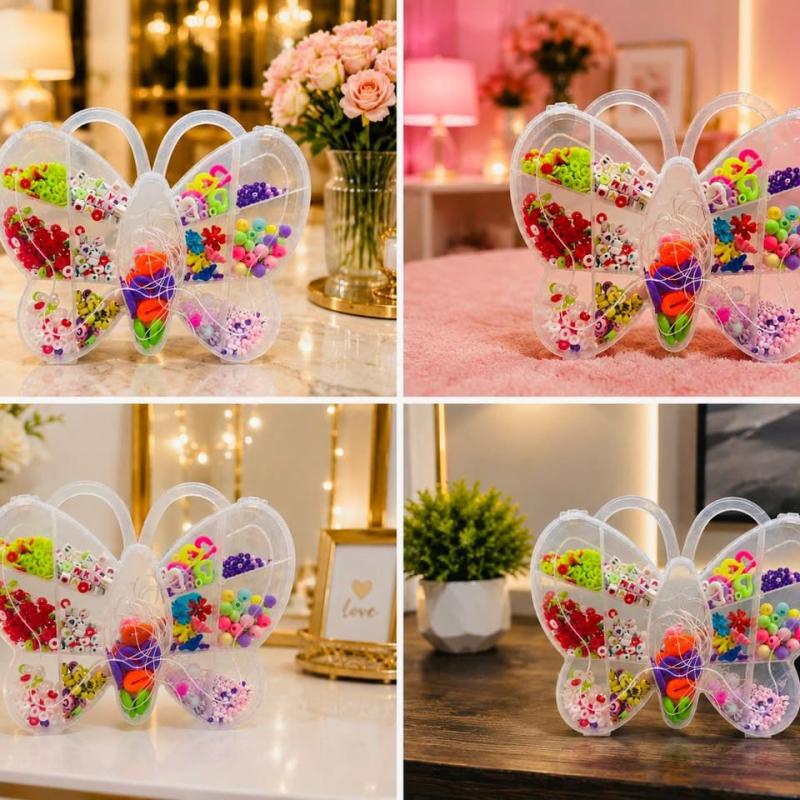 Colorful DIY Bracelet Letter Beads Set for Name Bracelets Jewelry Making Arts