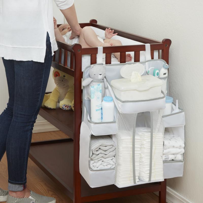 Baby Diaper Caddy and Nursery Organizer for Baby's Essentials
