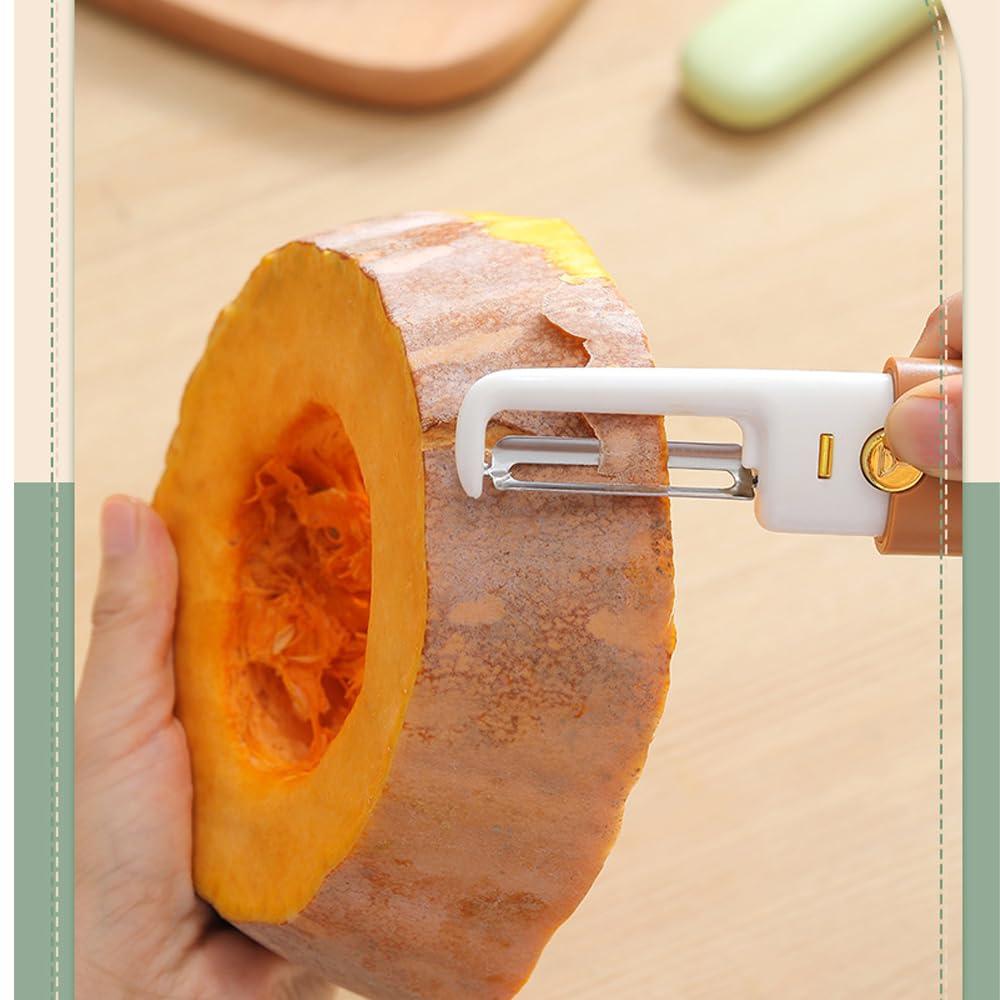 2 In 1 Fruit Cutting Knife and Peeler Stainless Steel