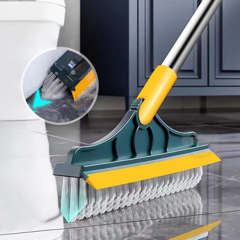 Floor Scrub Brush 2 In 1 Cleaning Brush Long Handle