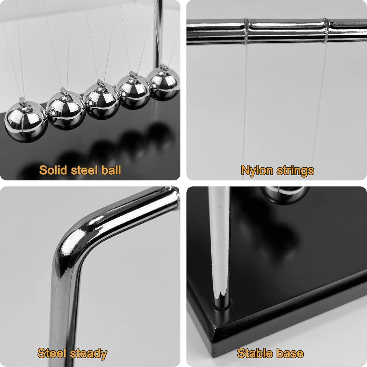 Sealive Newton's Cradle Large Heavy Duty Steel Balls
