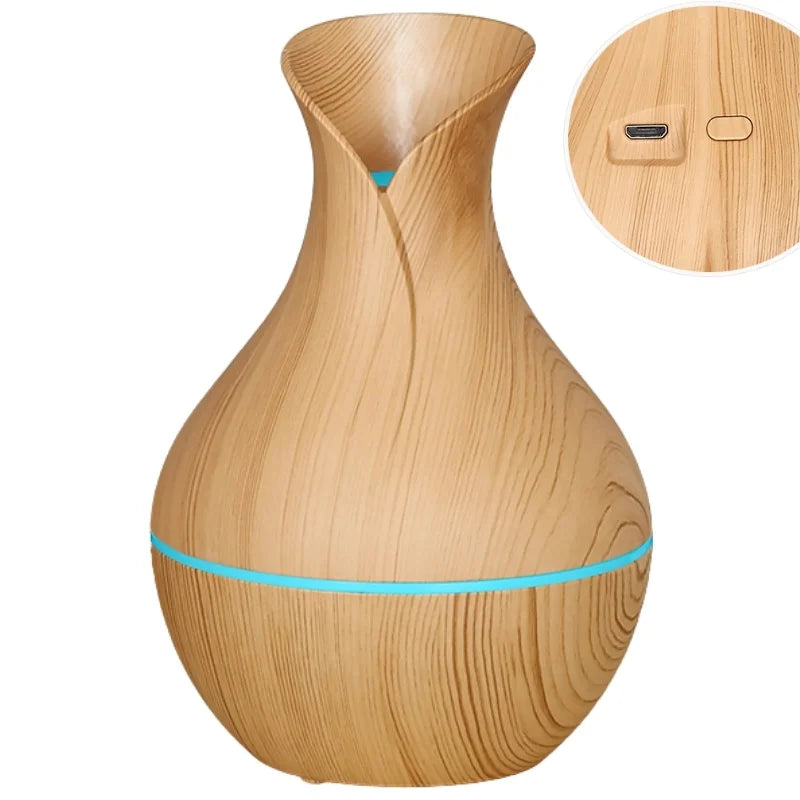 Vase-Shaped LED Humidifier